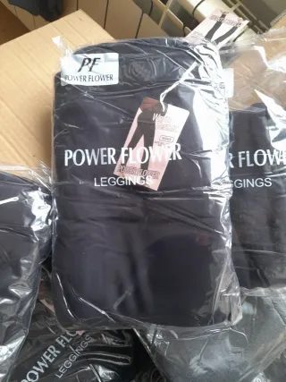 Pantalón Power Flower Talla M/38 hasta 42 Negro