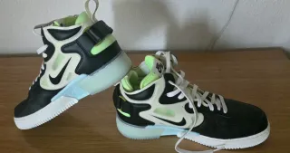 Nike Air Force 1 Talla 42 Negro/Verde