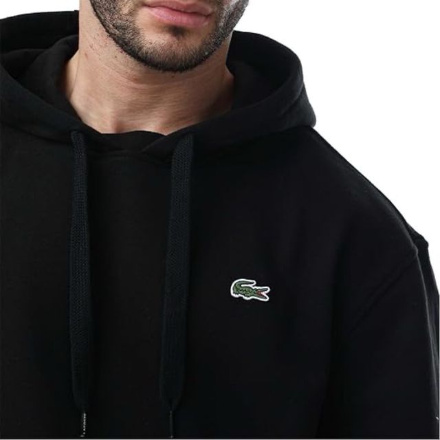 SUDADERA LACOSTE NEGRA