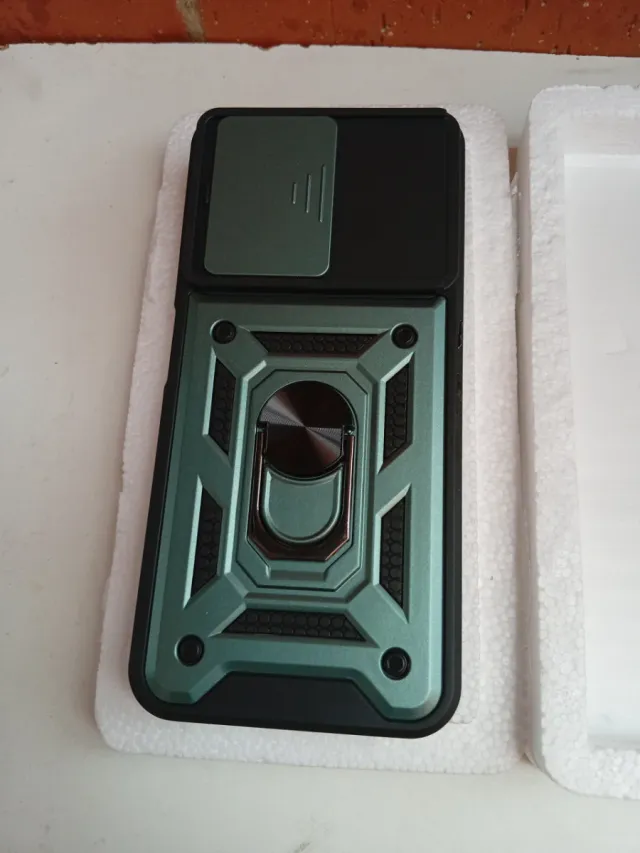 Funda Xiaomi Redmi C15 con anillo y tapa