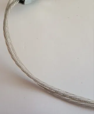 Cavo in acciaio inox con moschettoni