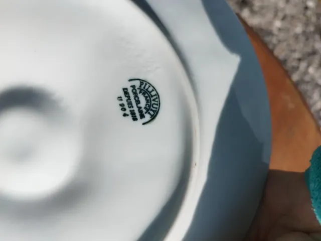 Platos de aperitivo de porcelana blanca