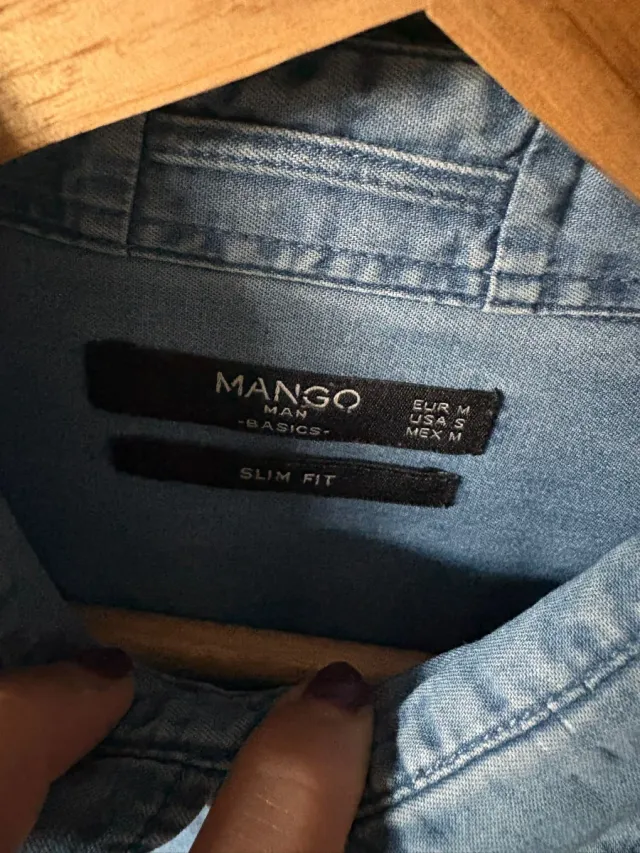 Camisa vaquera Mango Talla M
