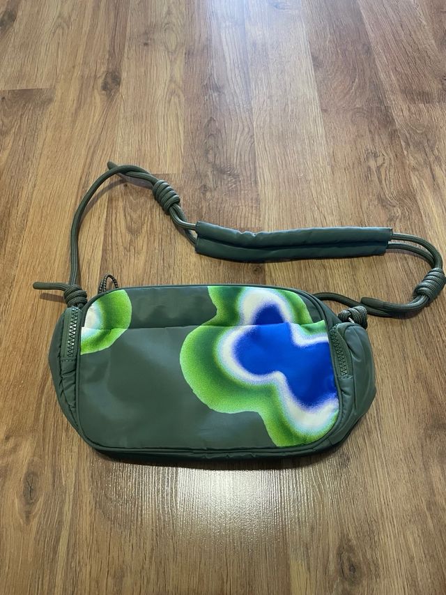 Bolso bandolera Parfois verde multicolor