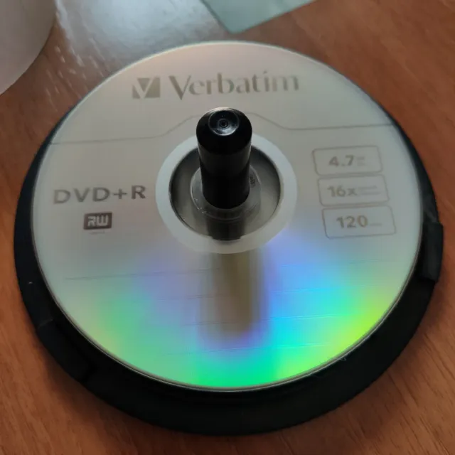 Tarrina DVD+R RW Verbatim 120 min 16x