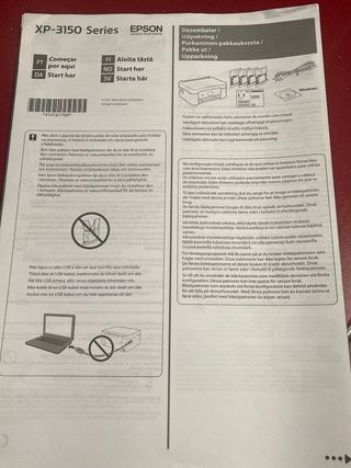 Impresora Epson XP-3150 usada dos veces.