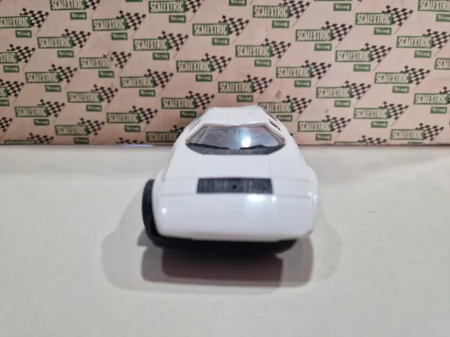 Coche Exin Scalextric Blanco