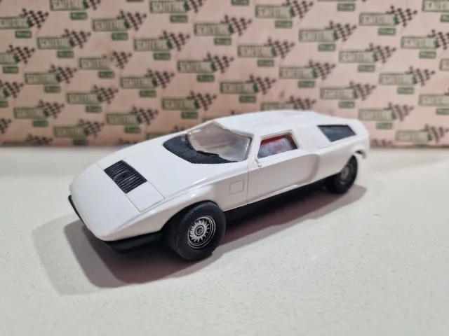 Coche Exin Scalextric Blanco