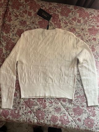 Jersey Polo Ralph Lauren Blanco Cable Knit