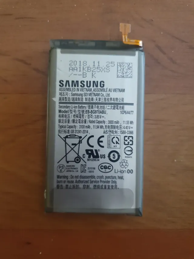 Batería Samsung EB-BG970ABU Li-ion 3000mAh