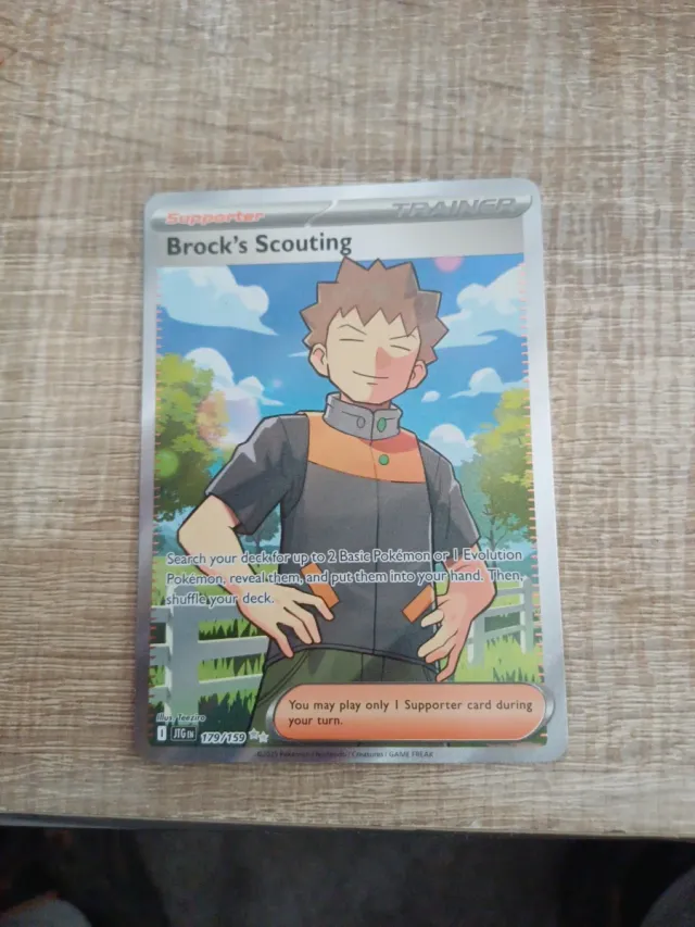Carta Pokémon Brock's Scouting