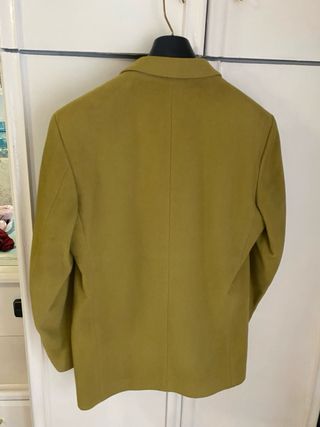 Abrigo americano verde pistacho hombre