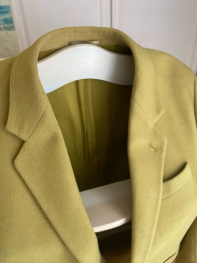 Abrigo americano verde pistacho hombre