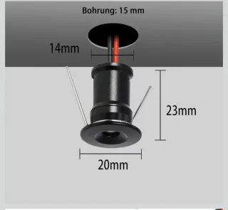 Kpslucerna Lámparas empotrables Decoración 9 ud