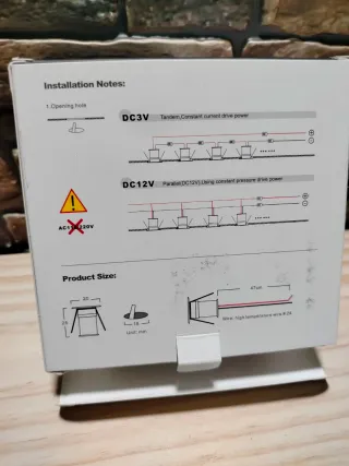 Kpslucerna Lámparas empotrables Decoración 9 ud