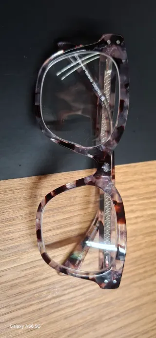 Occhiali da vista tartarugati maculati