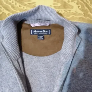 Jersey, suéter Massimo Dutti Hombre Gris Cremaller