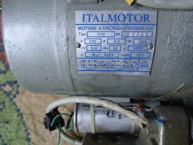 Motor Trifásico Numax S.A. 1/4 CV