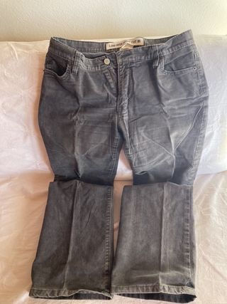 Pantalón pana GAP acampanado gris T M