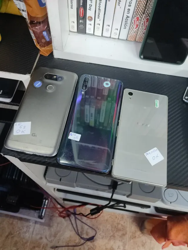 LG G5, Samsung A50, Sony M4