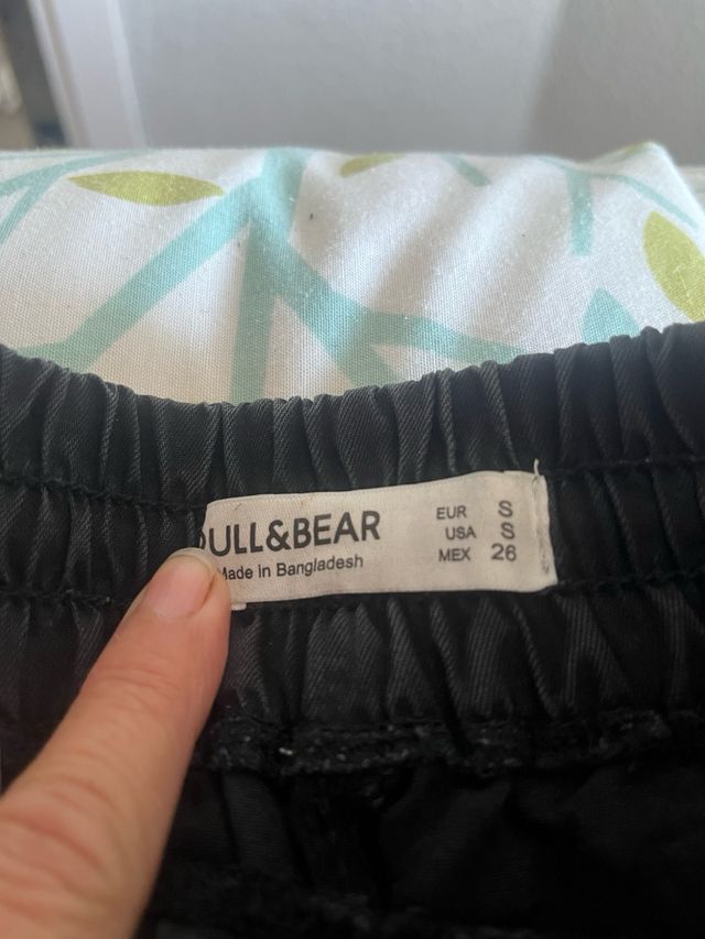 Pantalón jogger Pull&Bear negro