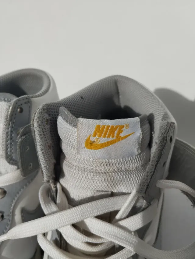 Nike Dunk High bianche e grigie - taglia 36.5