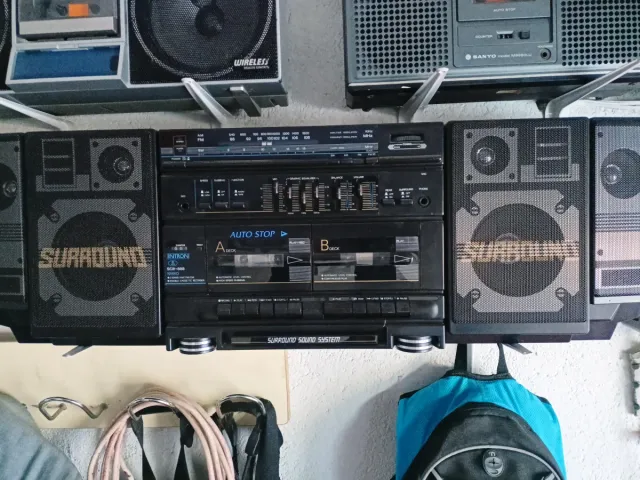 Radio Cassette Nitron Surround boombox 80's