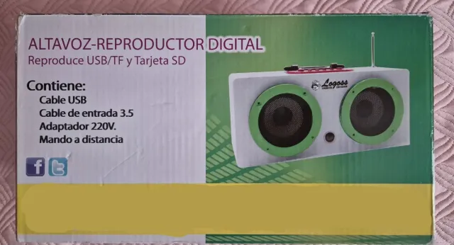 Altavoz Reproductor Digital Logoss USB/TF