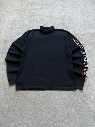 Jersey Polo Ralph Lauren Cuello Alto Negro