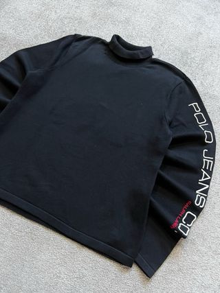 Jersey Polo Ralph Lauren Cuello Alto Negro