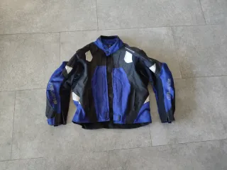 Chaqueta Moto Negra y Azul