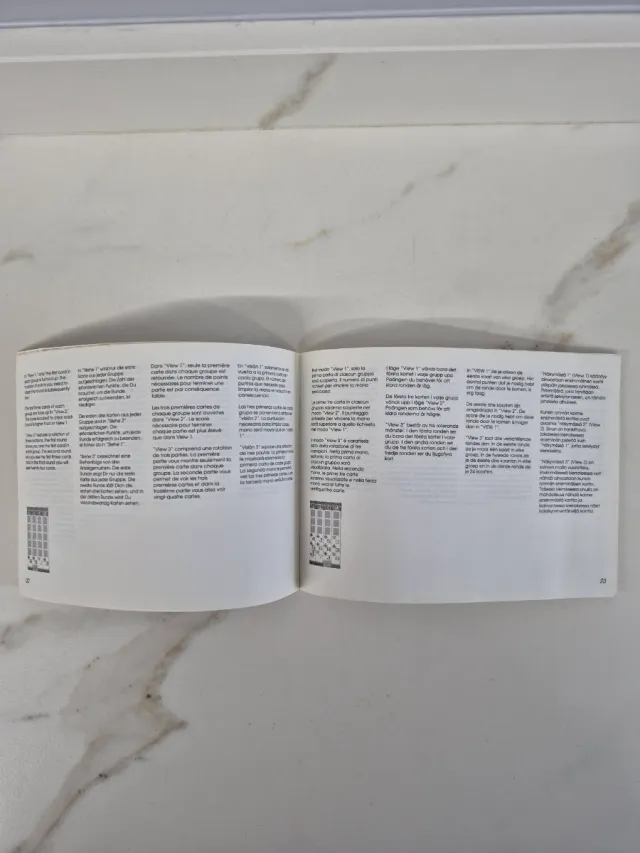 Manual Juego Solitaire Poker Sega Game Gear