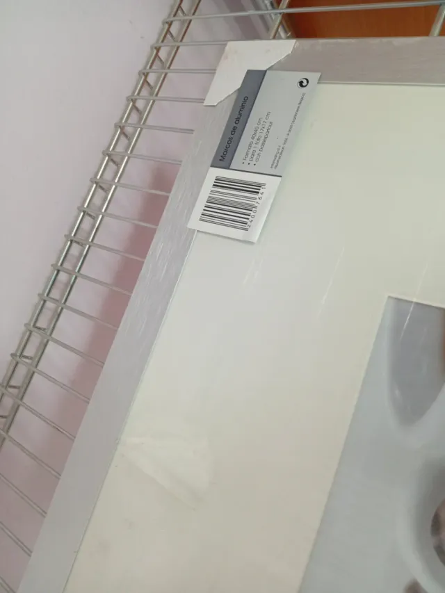 Marco de fotos cuadrado de aluminio, medidas 40*40