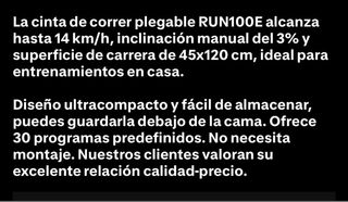 Cinta de correr DOMYOS POWERDECK poco uso