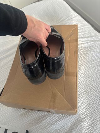Mocasines Massimo Dutti Negros Mujer