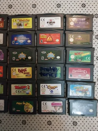 36 JUEGOS NINTENDO GAMEBOY ADVANCE