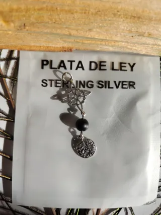 Colgante Plata Doble Protección Ónix