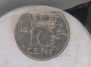 Moneda 10 céntimos Países Bajos Juliana