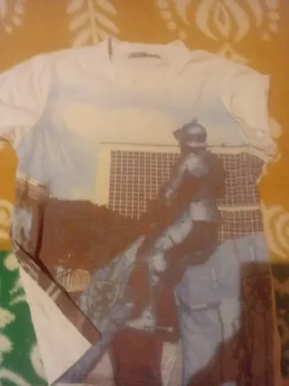 Camiseta Chico Talla L Estampada