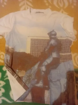 Camiseta Chico Talla L Estampada