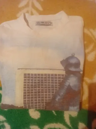 Camiseta Chico Talla L Estampada