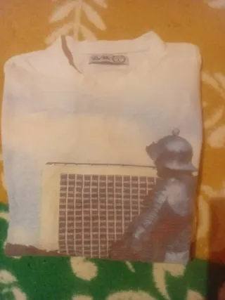 Camiseta Chico Talla L Estampada