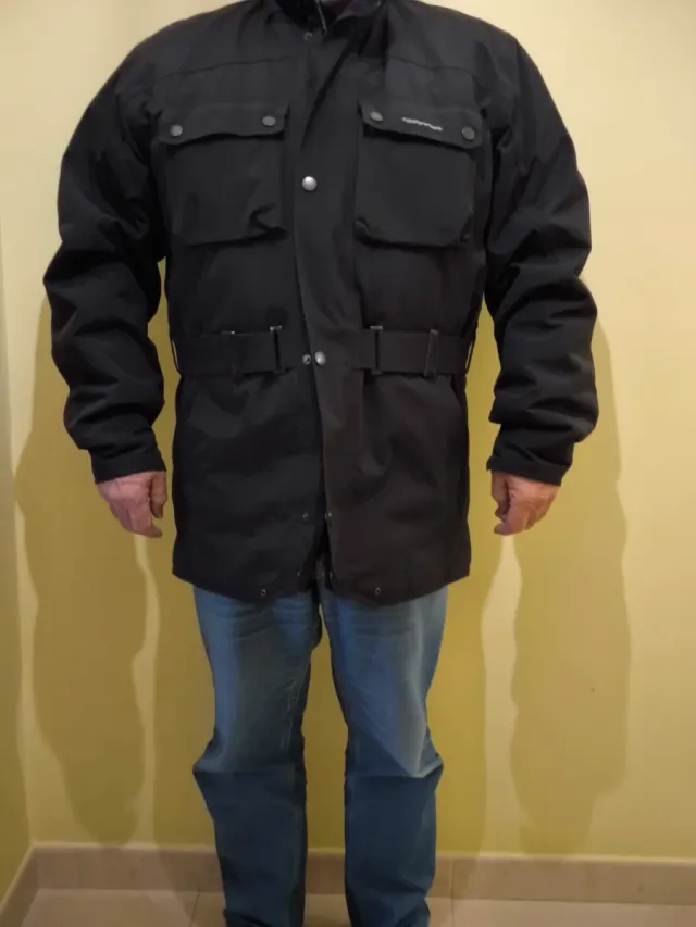 Chaqueta de moto negra 3xl