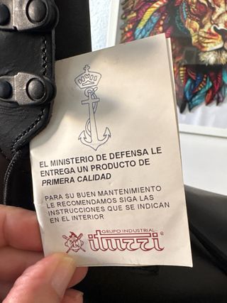 Botas militares Iturri negras