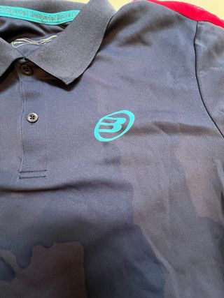 Conjunto Padel Bullpadel Azul y Rojo