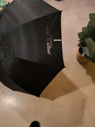 Paraguas grande negro
