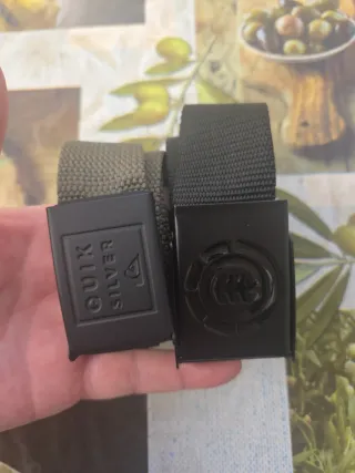 Cinturón Quiksilver y Element sin estrenar
