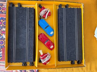 Scalextric Exin GT 20 -Jaguars C-34 + acc. Año1971