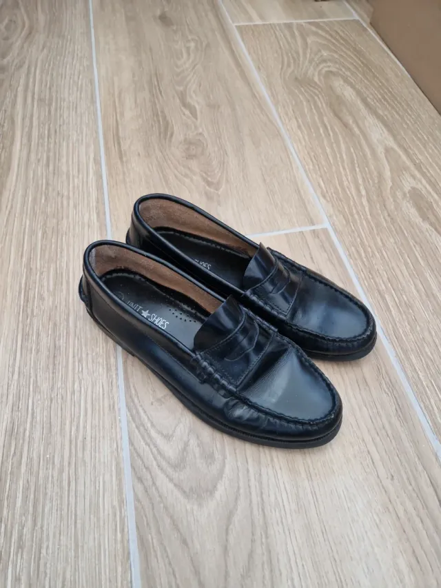 Mocasines negros talla 38