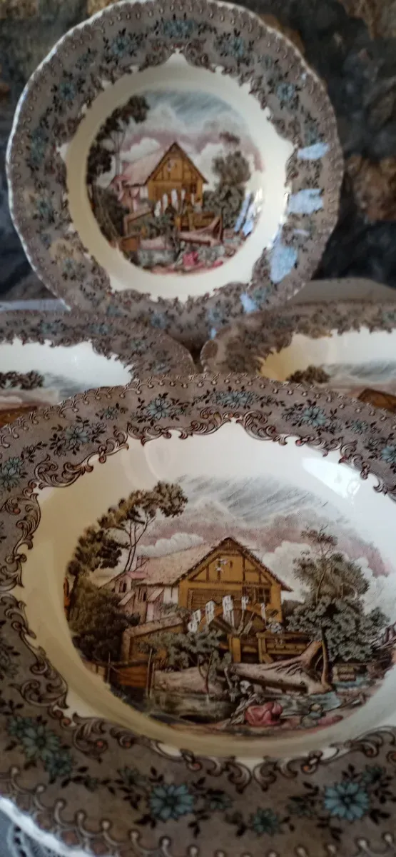 Platos vajilla La Cartuja de Sevilla